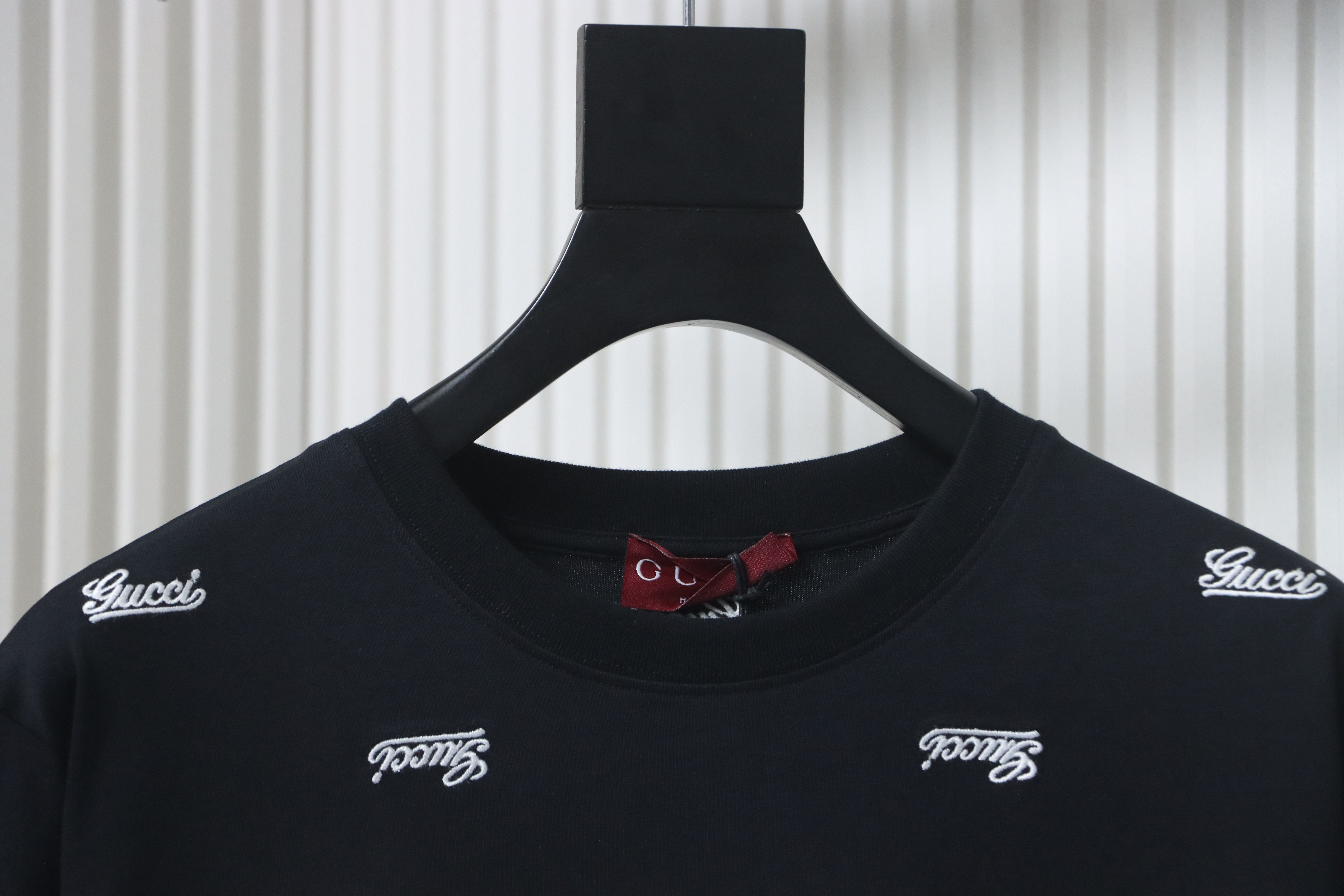 Gucci Cotton Jersey T-shirt With Embroidery In Black