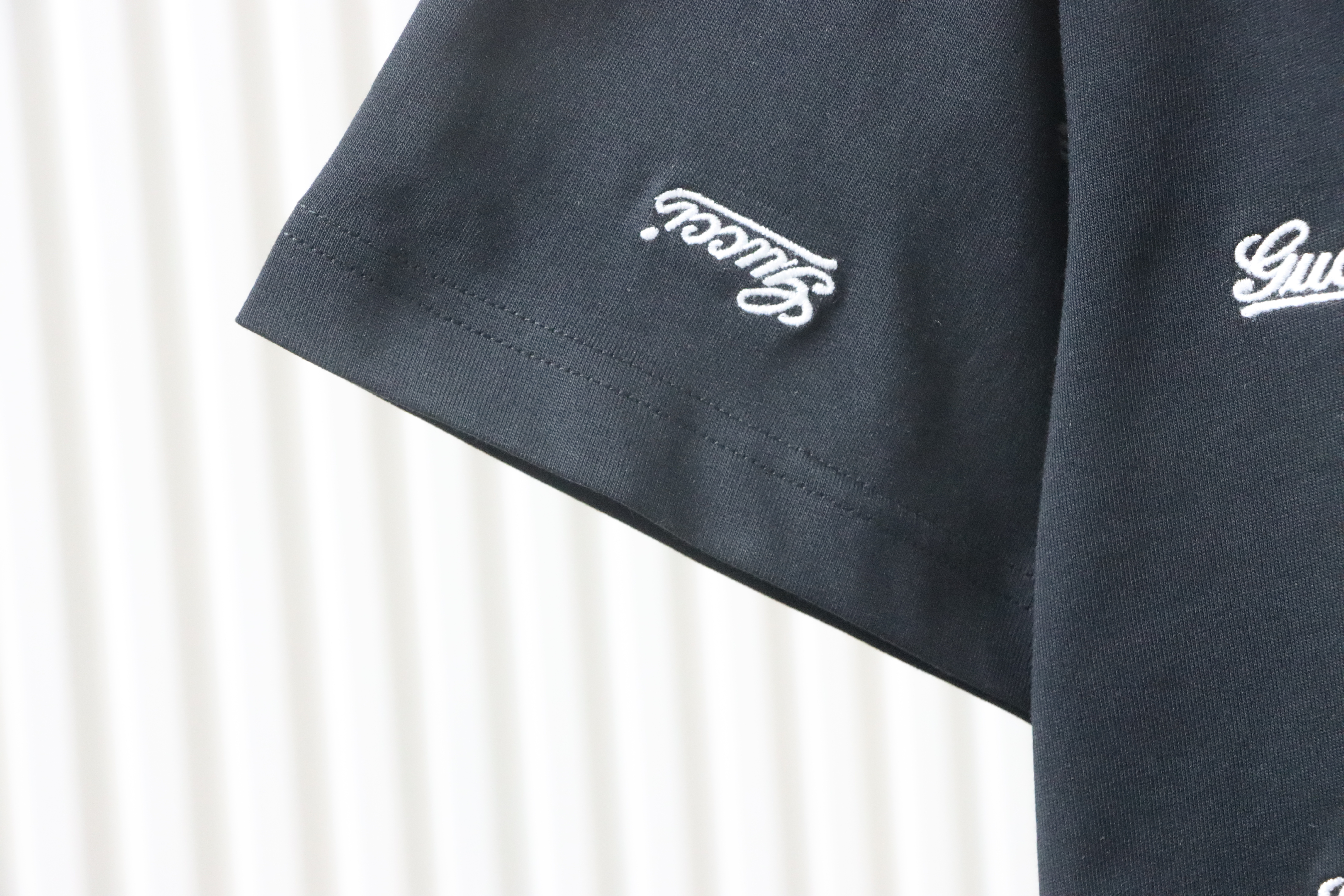 Gucci Cotton Jersey T-shirt With Embroidery In Black