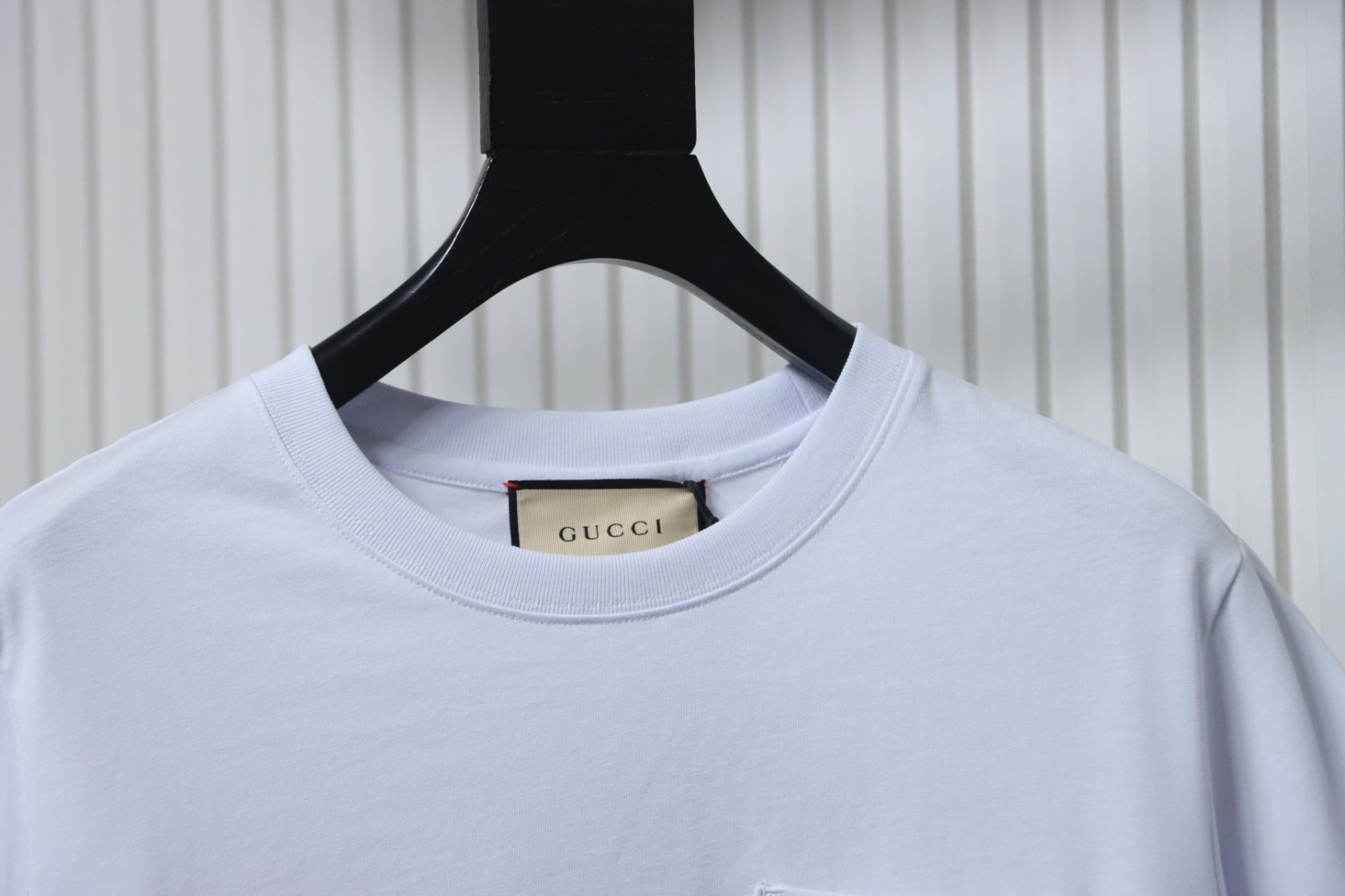 Gucci Pocket Embroidery T-shirt White