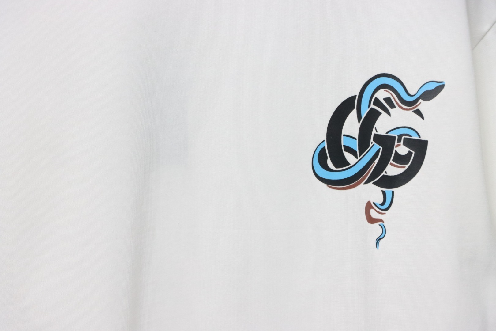 Gucci Printed Cotton T-shirt ‘Year of the Snake’ In White