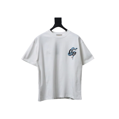 Gucci Printed Cotton T-shirt ‘Year of the Snake’ In White 01