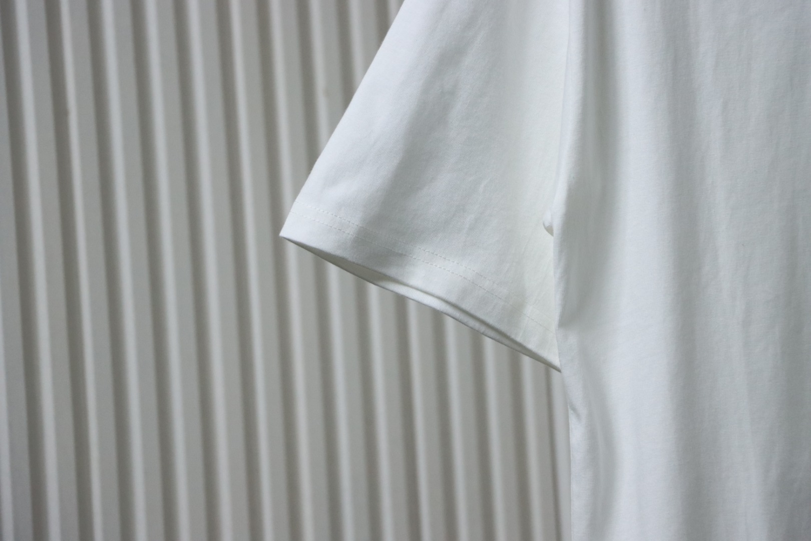 Gucci Small Label Pink Embroidery T-shirt White