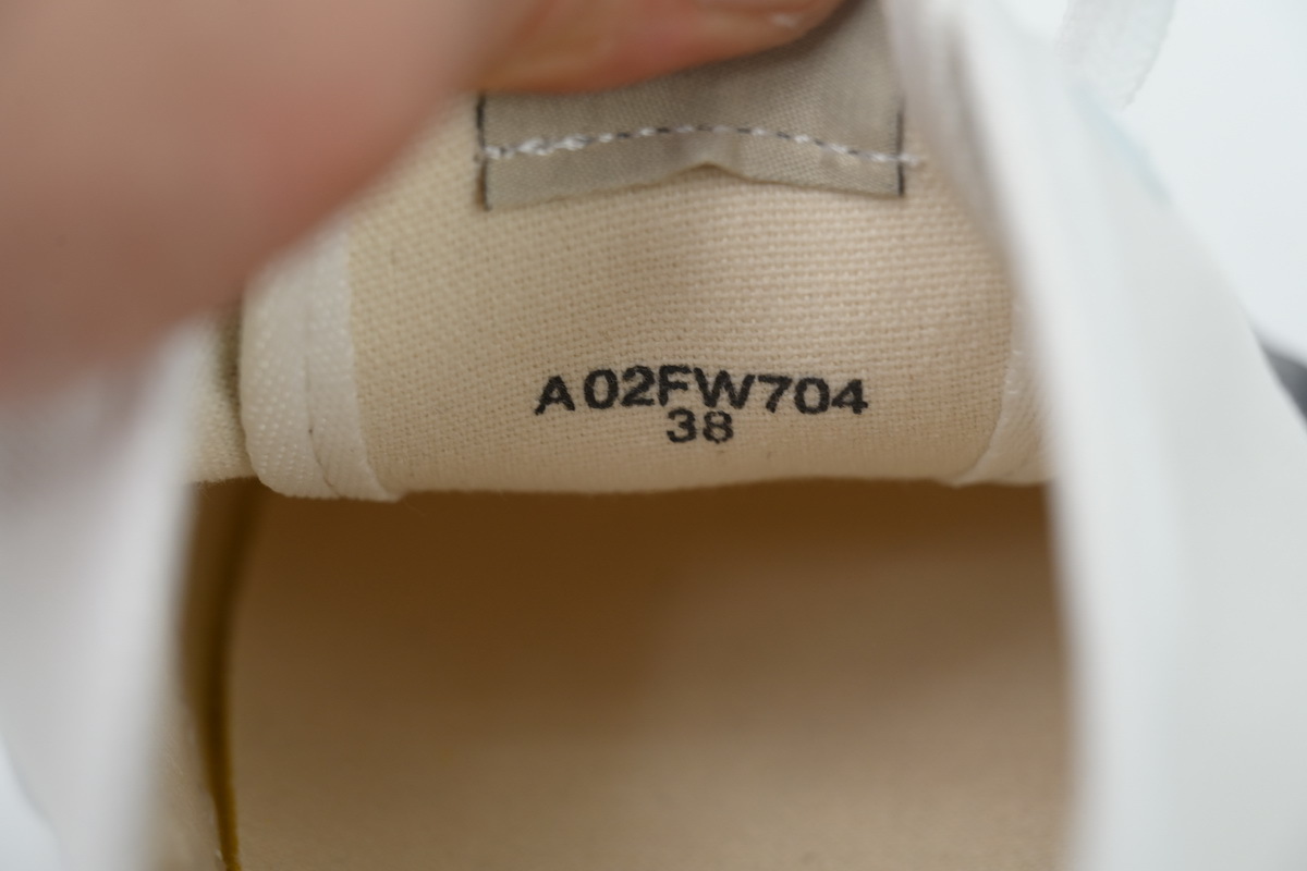 Mihara Yasuhiro Baker OG Semelle Toile  Basse Blanc A02FW704 NO.716