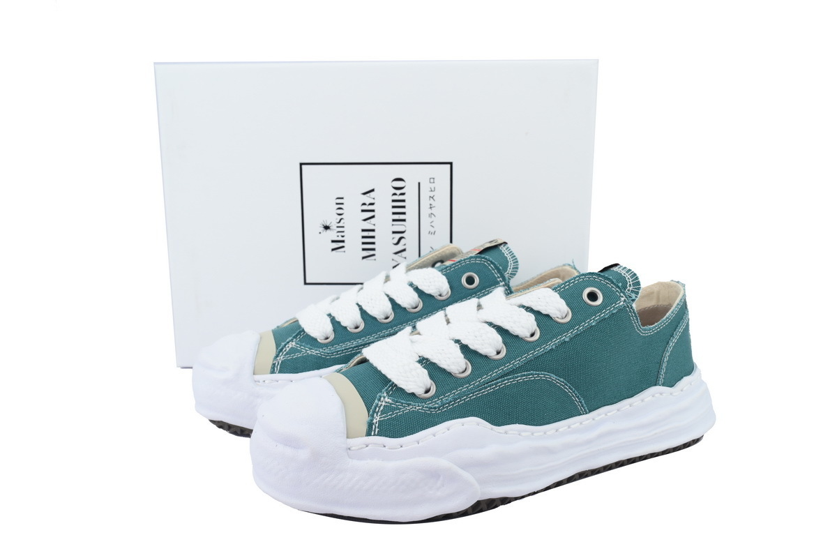 Mihara Yasuhiro Hank OG Sole Canvas Low White Blue A05FW702 NO.776