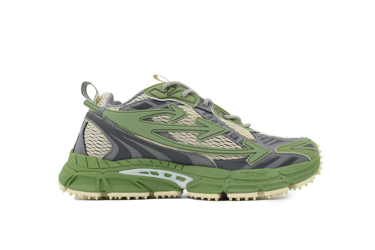 Off-White Be Right Back Military Green Grey OMIA295F24 FAB001 0038