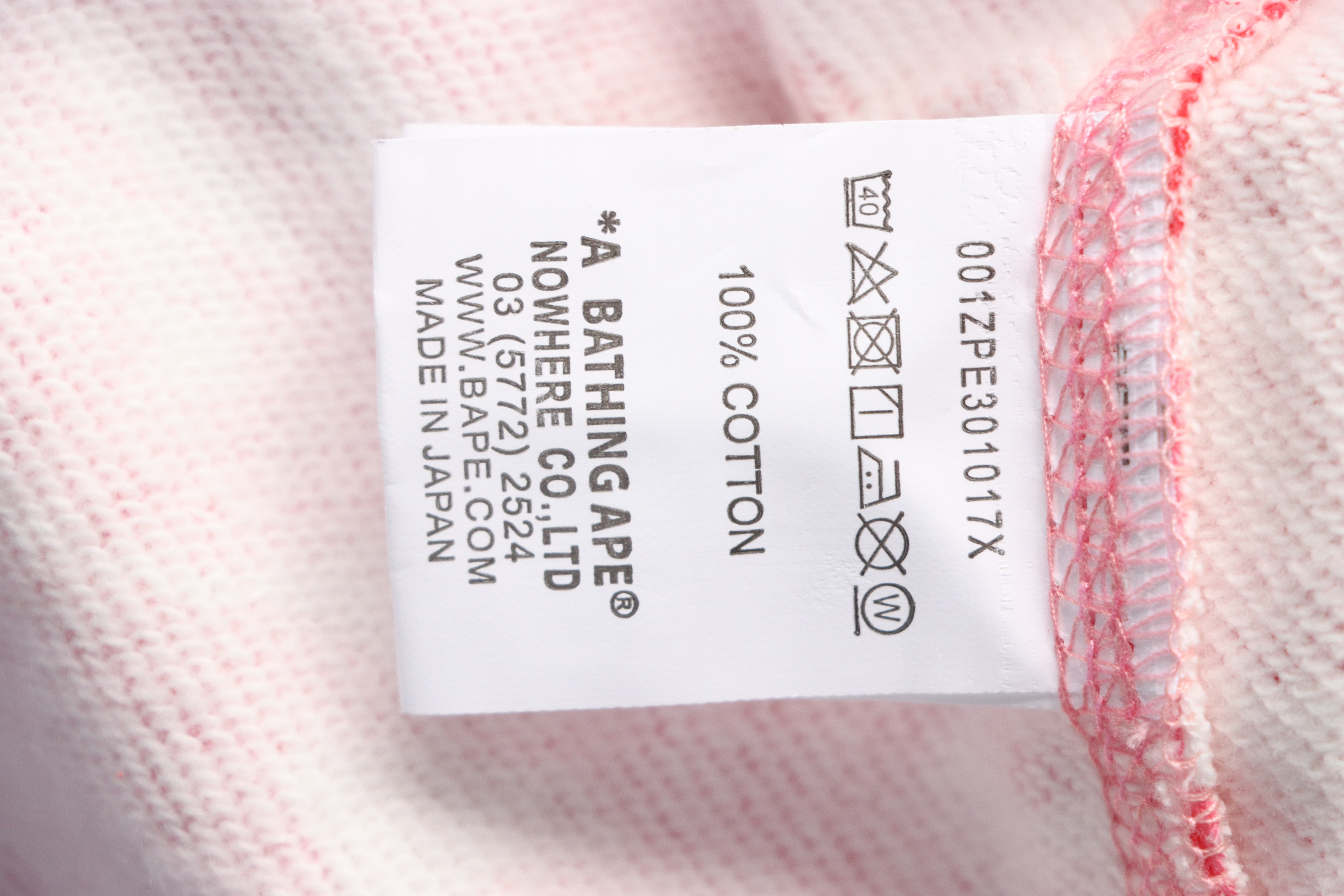 Bape Full Zip Shark Camouflage Print Hoodie Pink