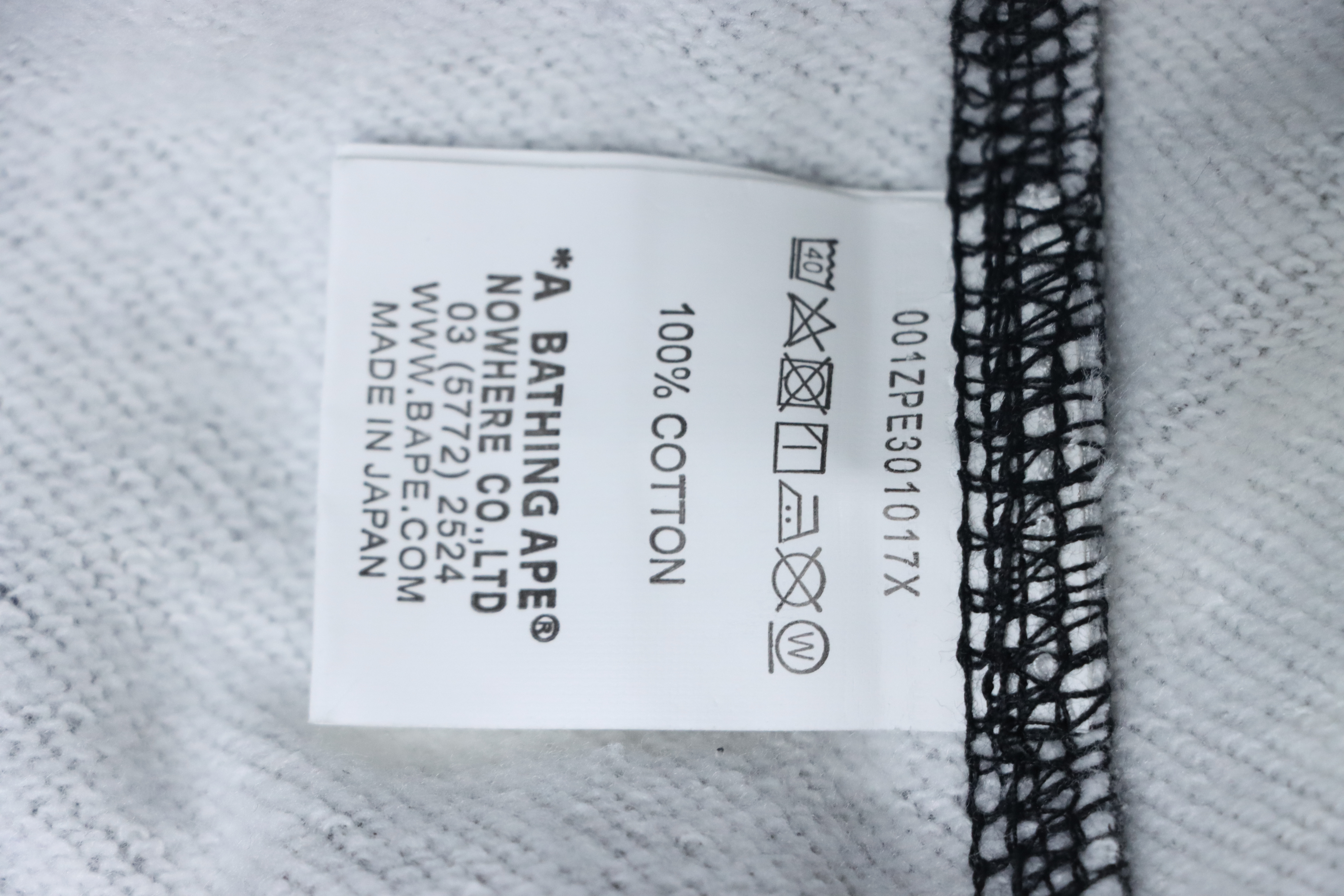 Bape Full Zip Shark Glow-in-the-Dark Camouflage Print Hoodie Black And White