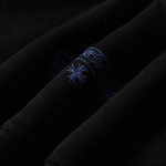 Chrome Hearts Cross Sanskrit Colorful Letters Embroidery Print Hoodie Black
