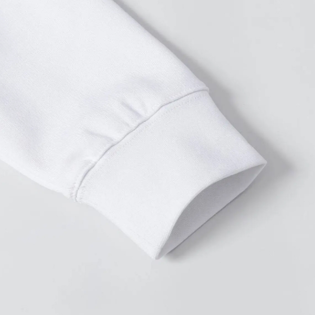 Chrome Hearts Cross Sanskrit Colorful Letters Embroidery Print Hoodie White