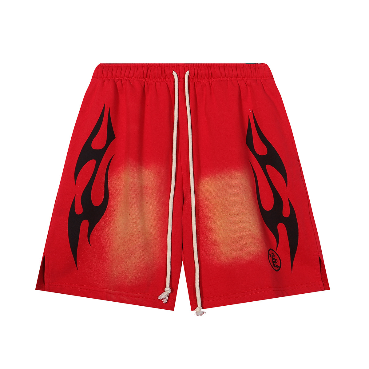 Hellstar Flame Shorts #2563 Black White/Dark Blue/Black Green/Sky Blue/Black Red/Red