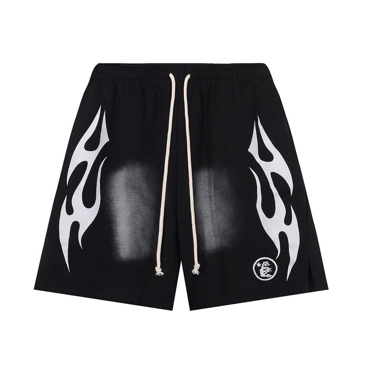 Hellstar Flame Shorts #2563 Black White/Dark Blue/Black Green/Sky Blue/Black Red/Red