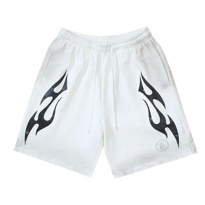 Hellstar Studios Shorts #777 White/Yellow 02