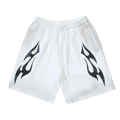 Hellstar Studios Shorts #777 White/Yellow 02