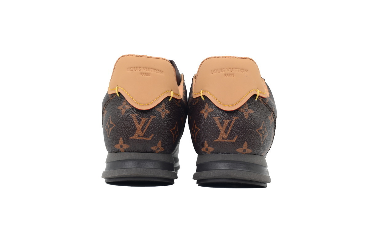 LV BUTTERSOFT Sneaker Lambskin/Plain Calf Leather Brown 1AIKVK