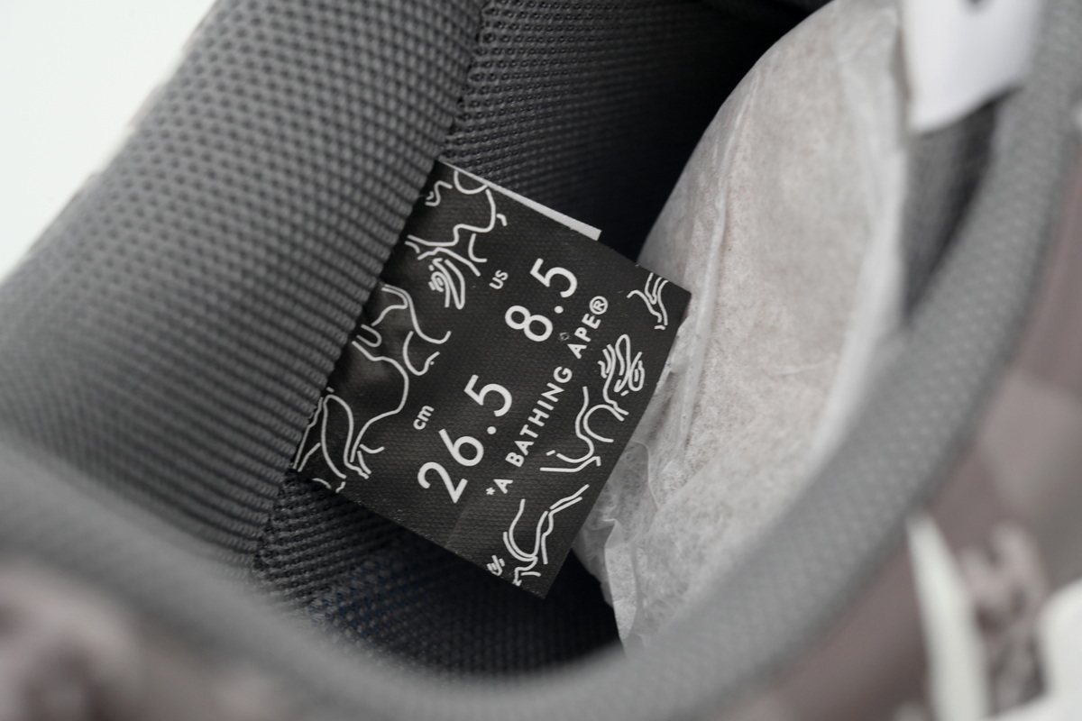 A Bathing Ape Bape Dark Gray Camouflage OZX-SHM931- 911P