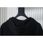 Chrome Hearts Cuff Sanskrit Print Zip-Up Hoodie Black
