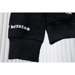 Chrome Hearts Cuff Sanskrit Print Zip-Up Hoodie Black