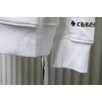 Chrome Hearts Cuff Sanskrit Print Zip-Up Hoodie White