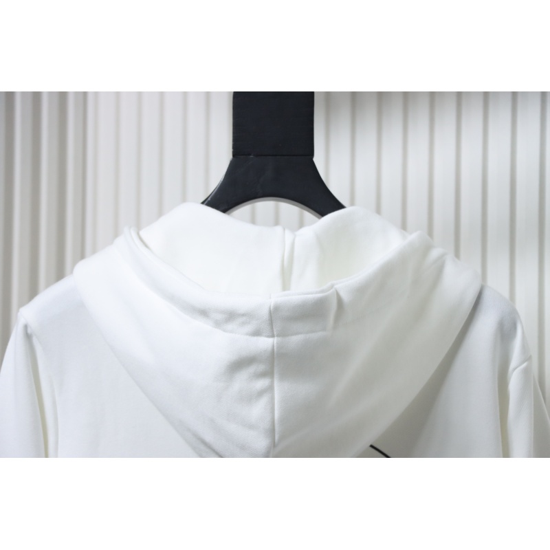 Chrome Hearts Cuff Sanskrit Print Zip-Up Hoodie White