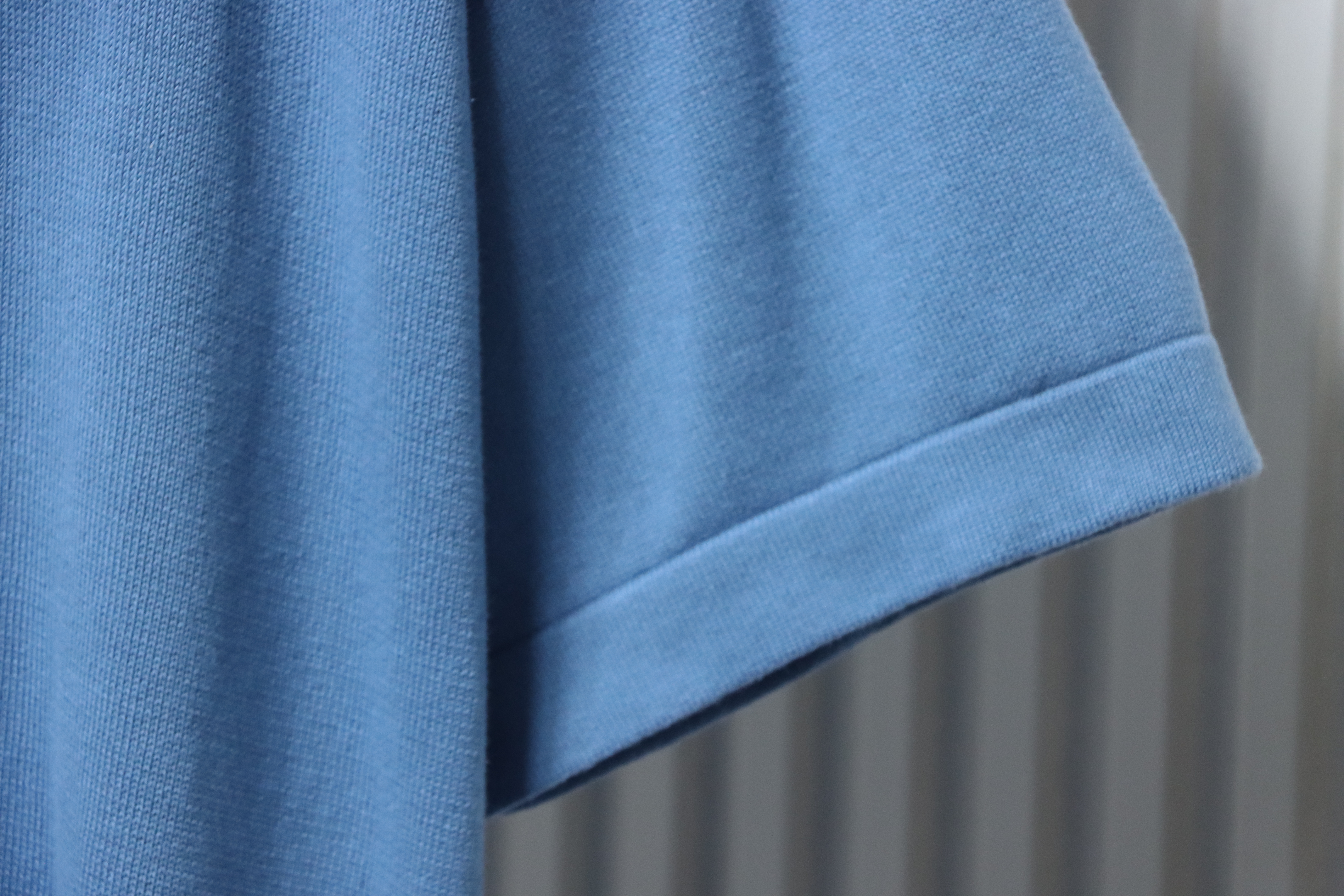 Dior Cat Embroidered Knitted T-shirt Blue