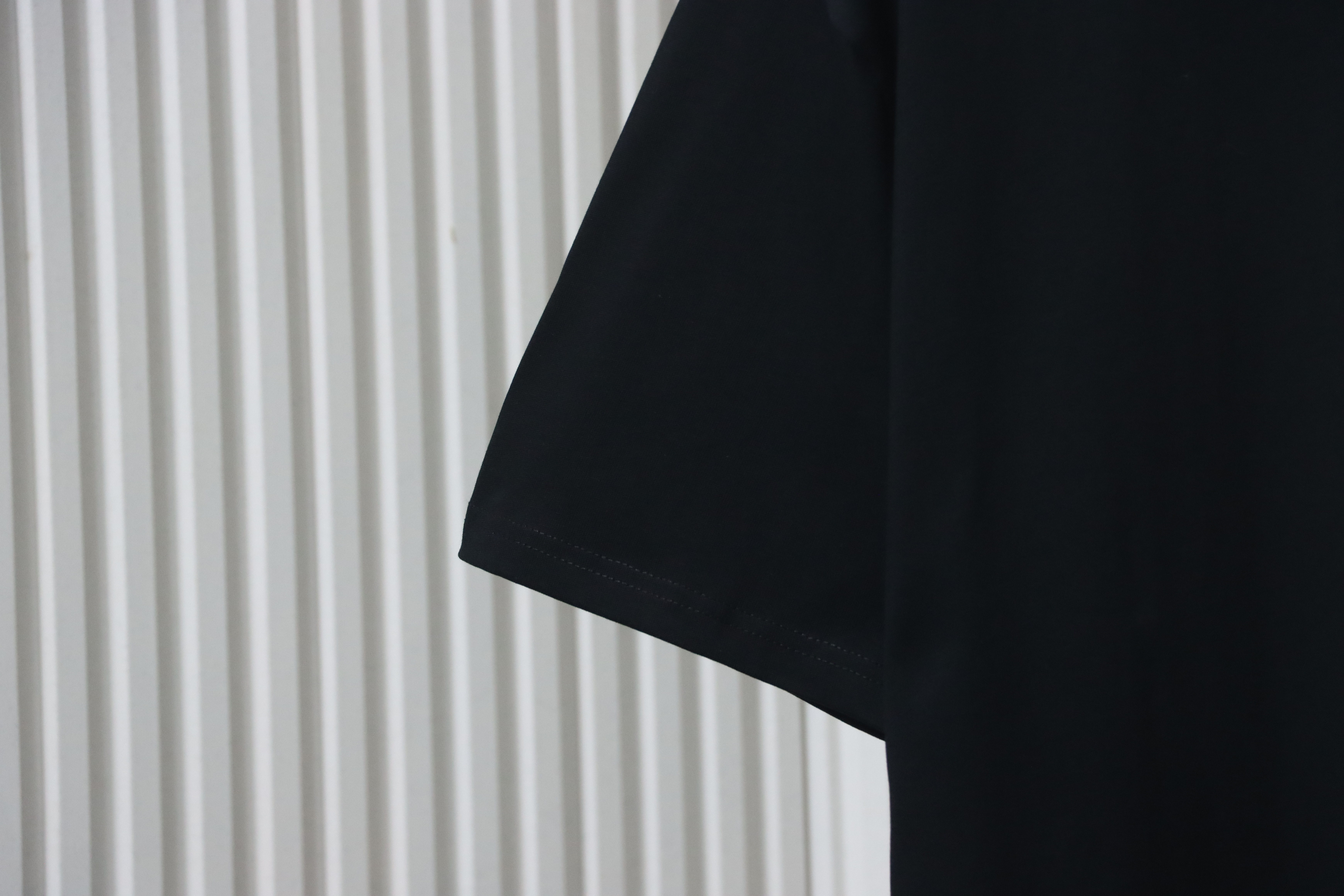 Dior Hem Logo T-shirt Black