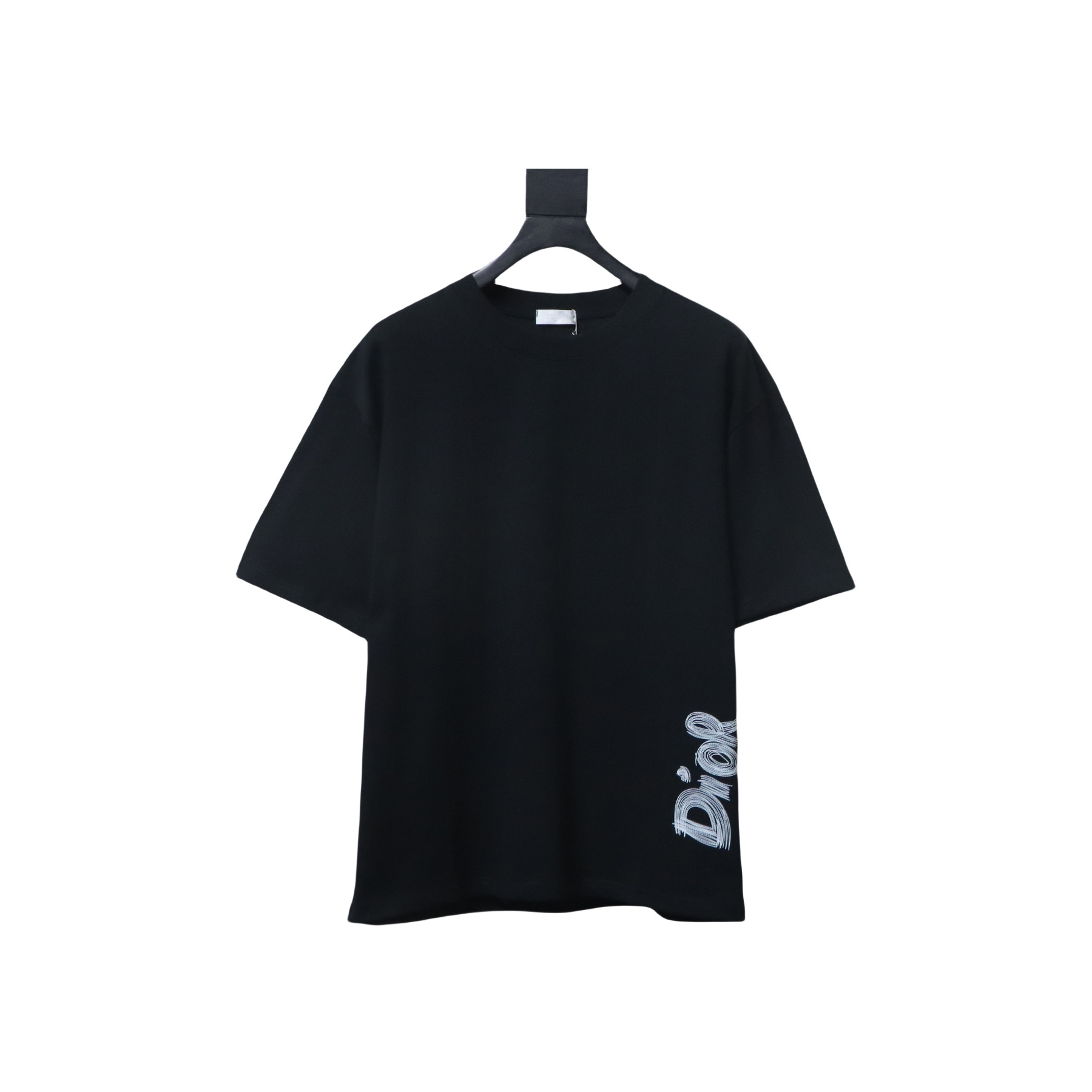 Dior Hem Logo T-shirt Black