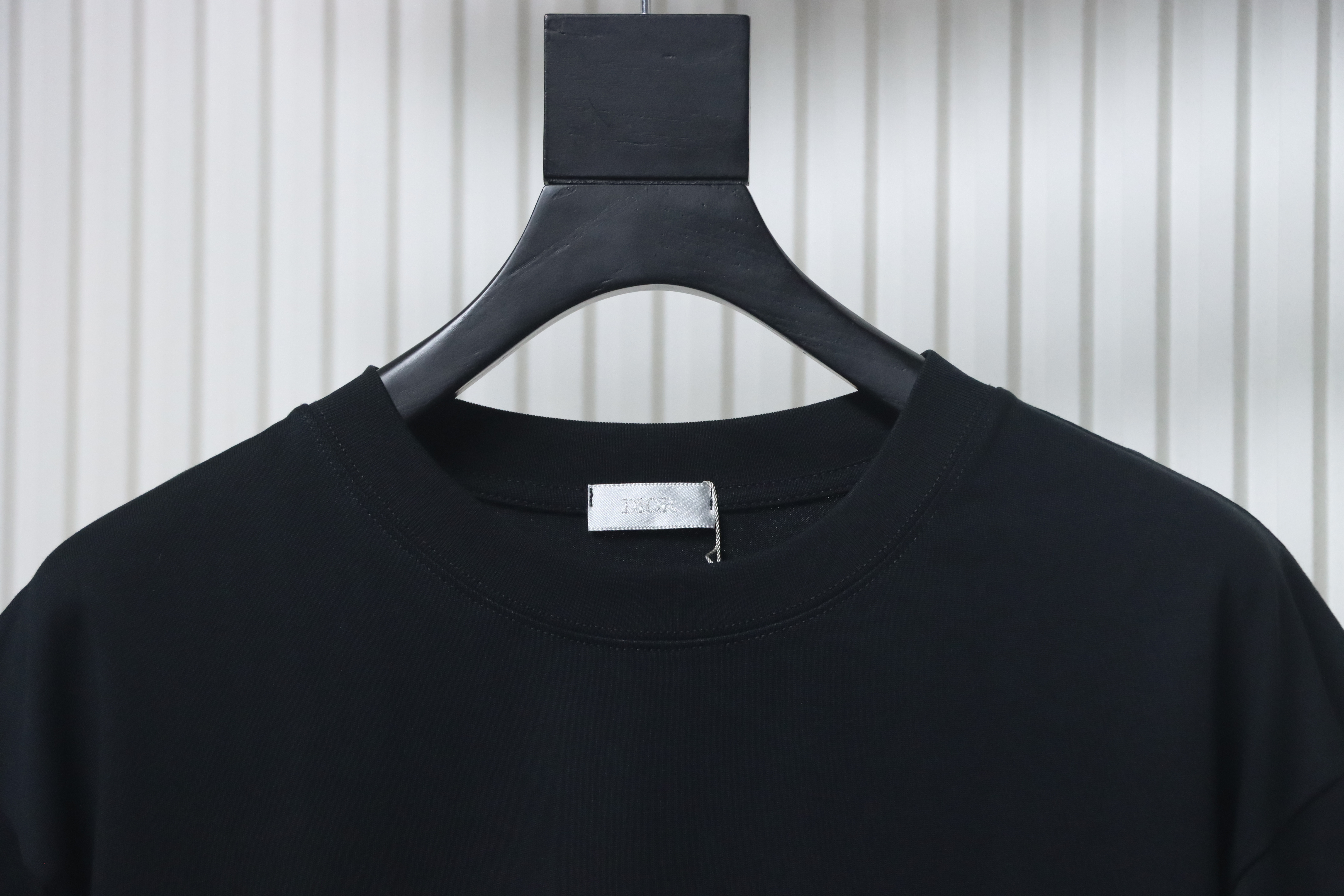 Dior Hem Logo T-shirt Black