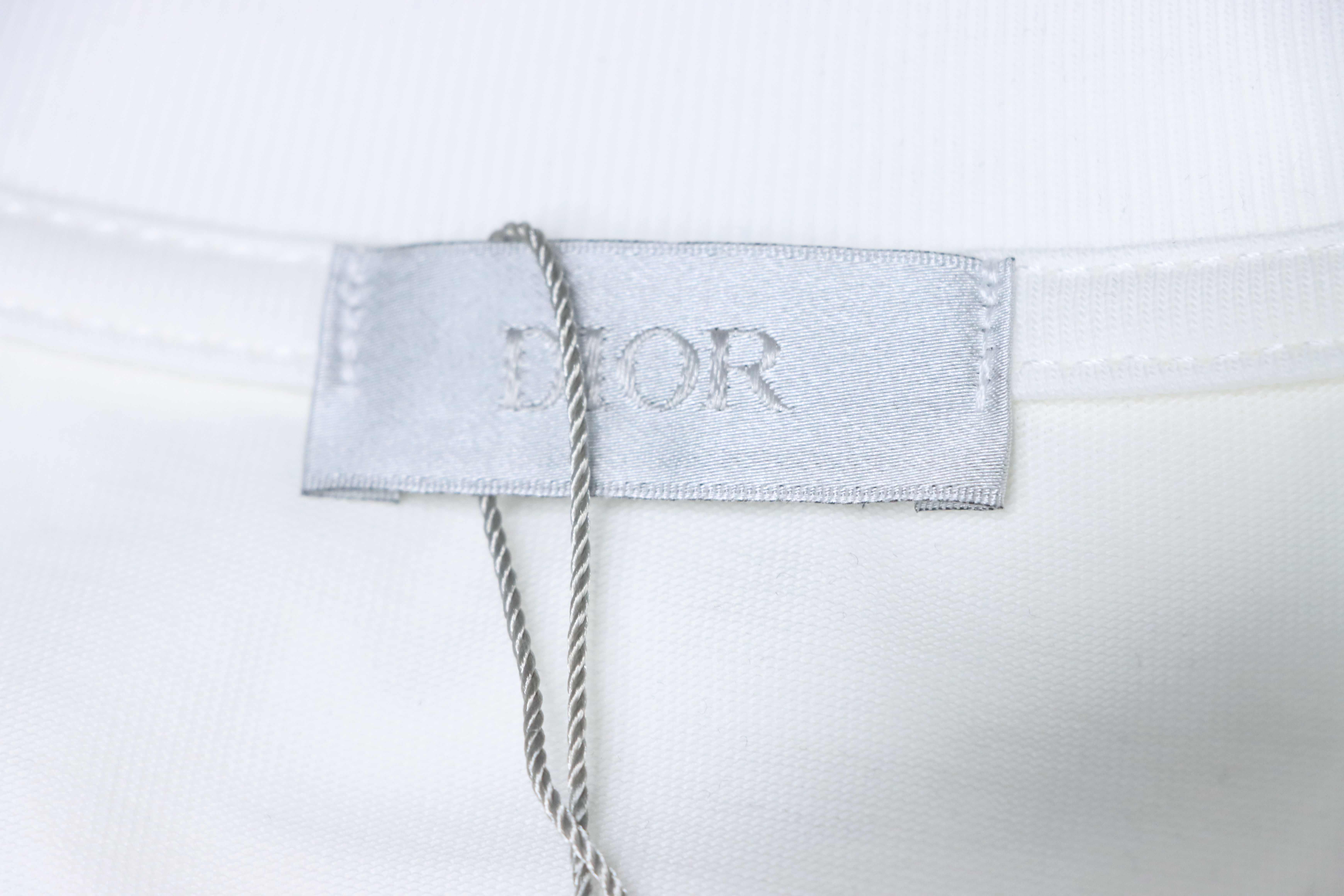 Dior Hem Logo T-shirt White