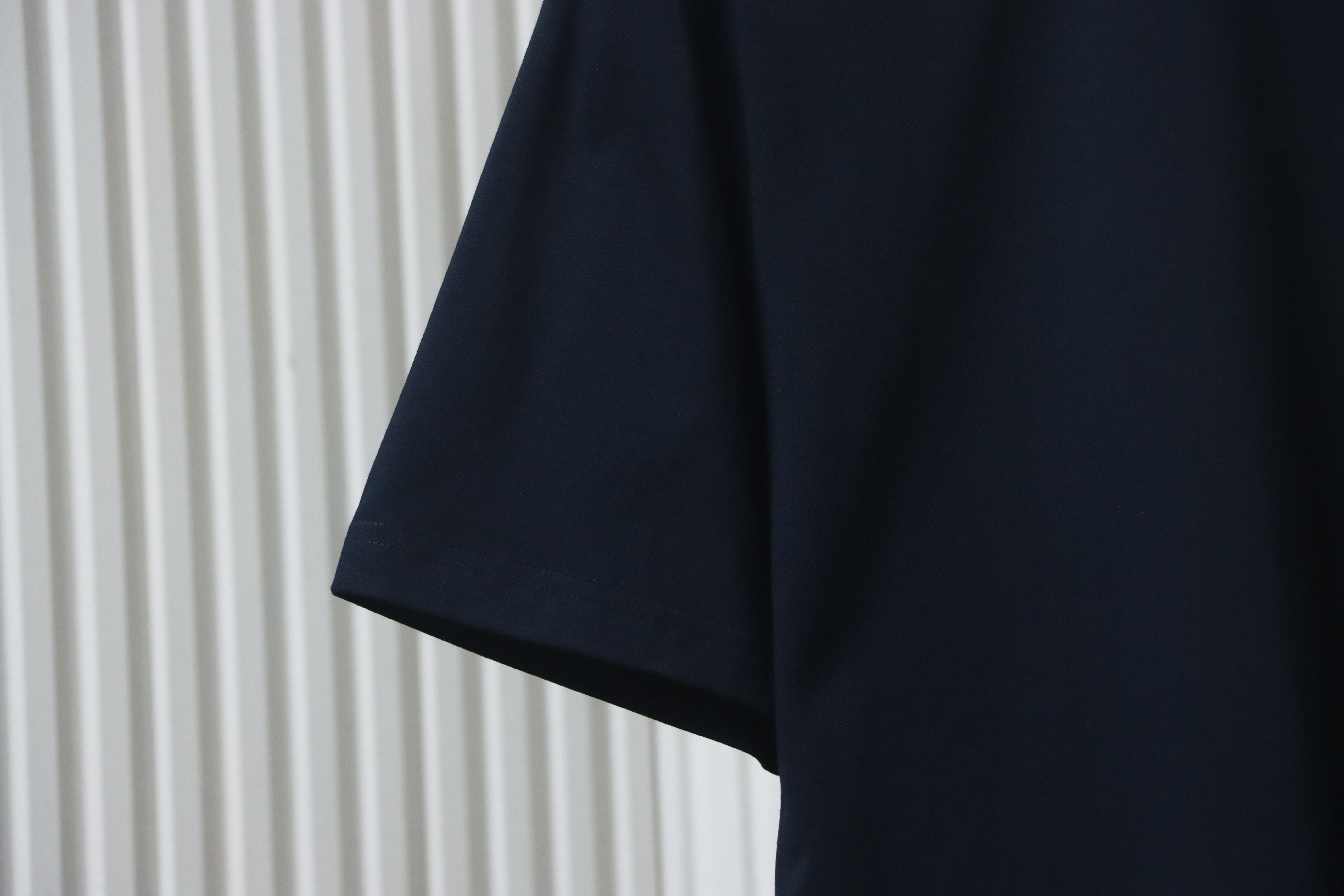 Dior Neckline Letter Jacquard Ribbon T-shirt Black