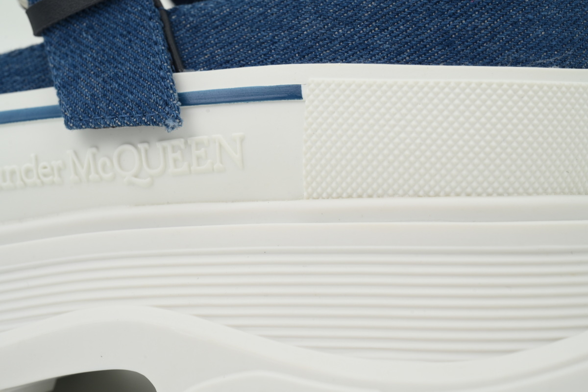 Alexander McQueen Women's Tread Slick Mary Jane In Tibetan Blue 