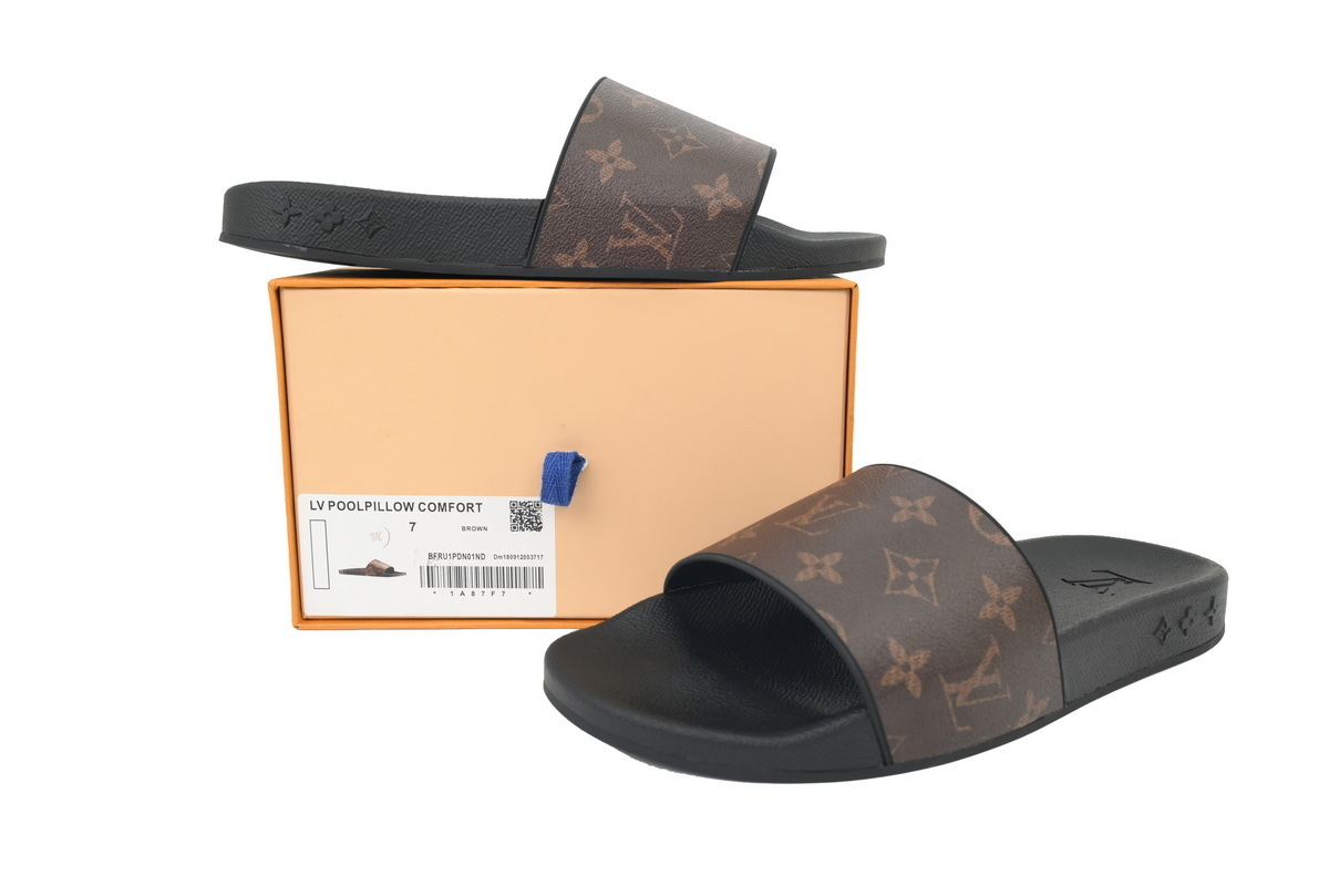 Louis Vuitton Waterfront Mule Monogram Brown 1A3PSD