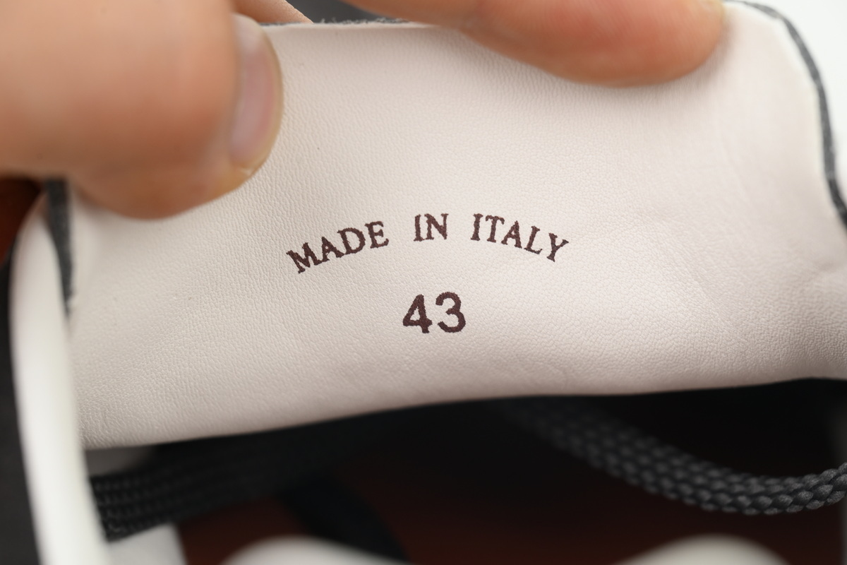 Loro Piana Tennis Walk Sneaker Suede Calf Split Grayish Brown