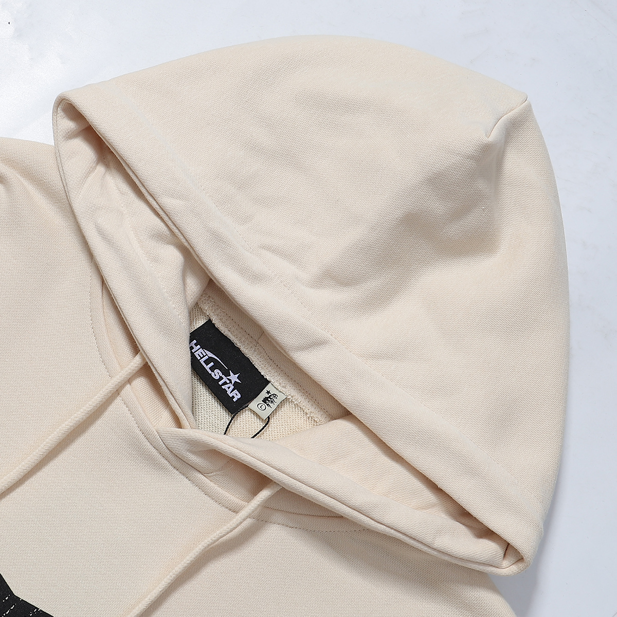 Hellstar If You Dont Like Us Beat Us Hoodie & Sweatpants Set #2222-2322 Apricot