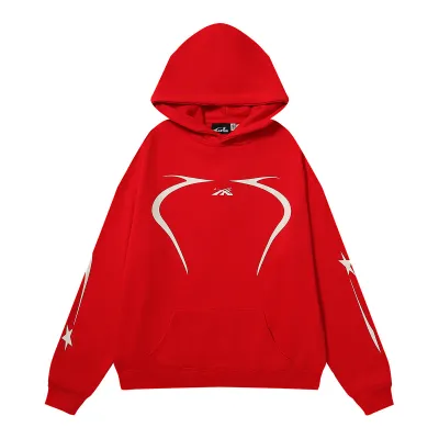 Hellstar Sport Hoodie & Sweatpants Set #2221-2321 Red 02