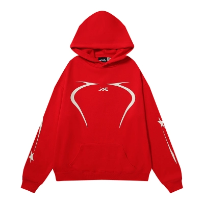 Hellstar Sport Hoodie & Sweatpants Set #2221-2321 Red 02