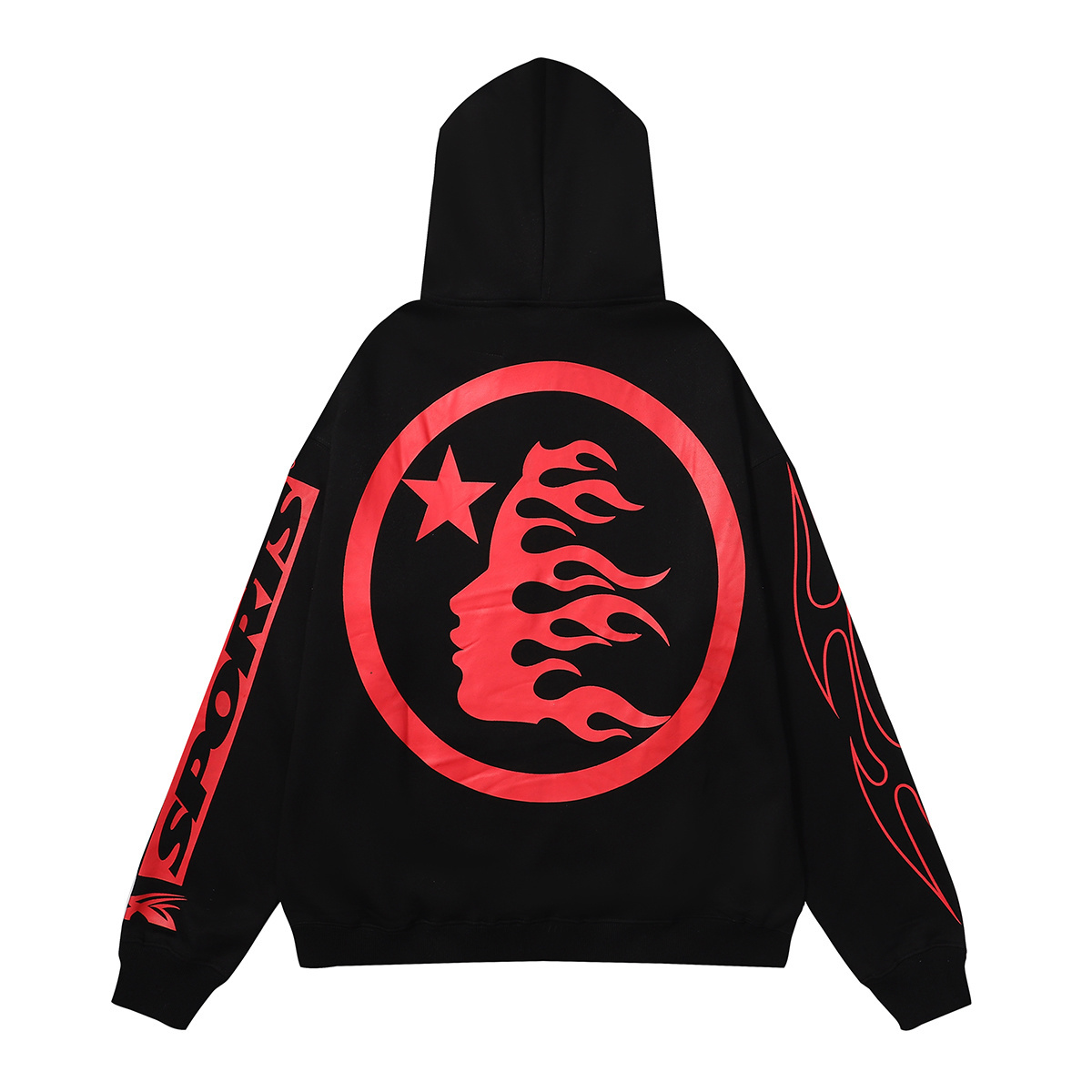 Hellstar Sports Future Flame Hoodie & Sweatpants Set #2220-2320 Black 