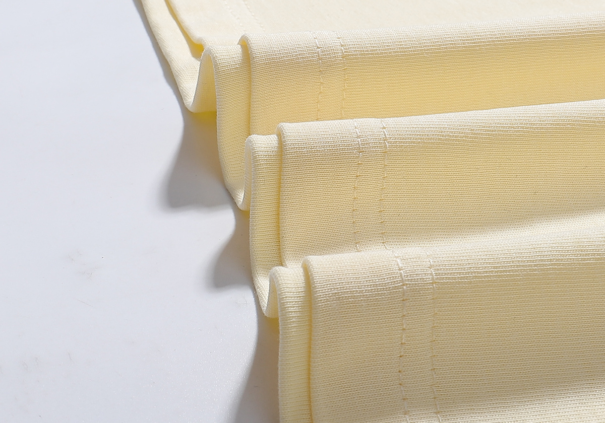 Rhude Beach-Side T-Shirt #50155 Apricot/White/Black