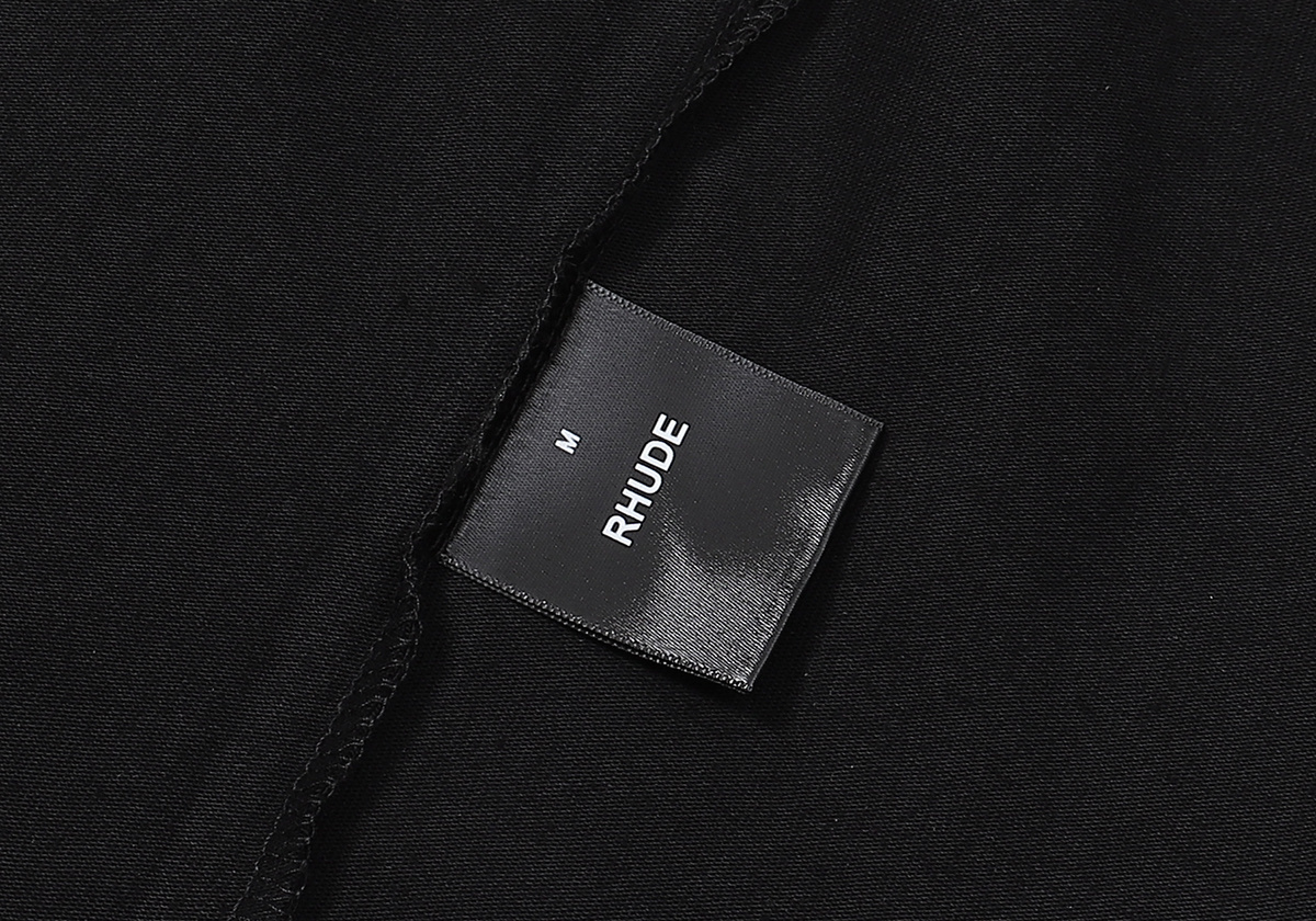 Rhude Chevron Logo Repeat T-Shirt #50138 Apricot/White/Black