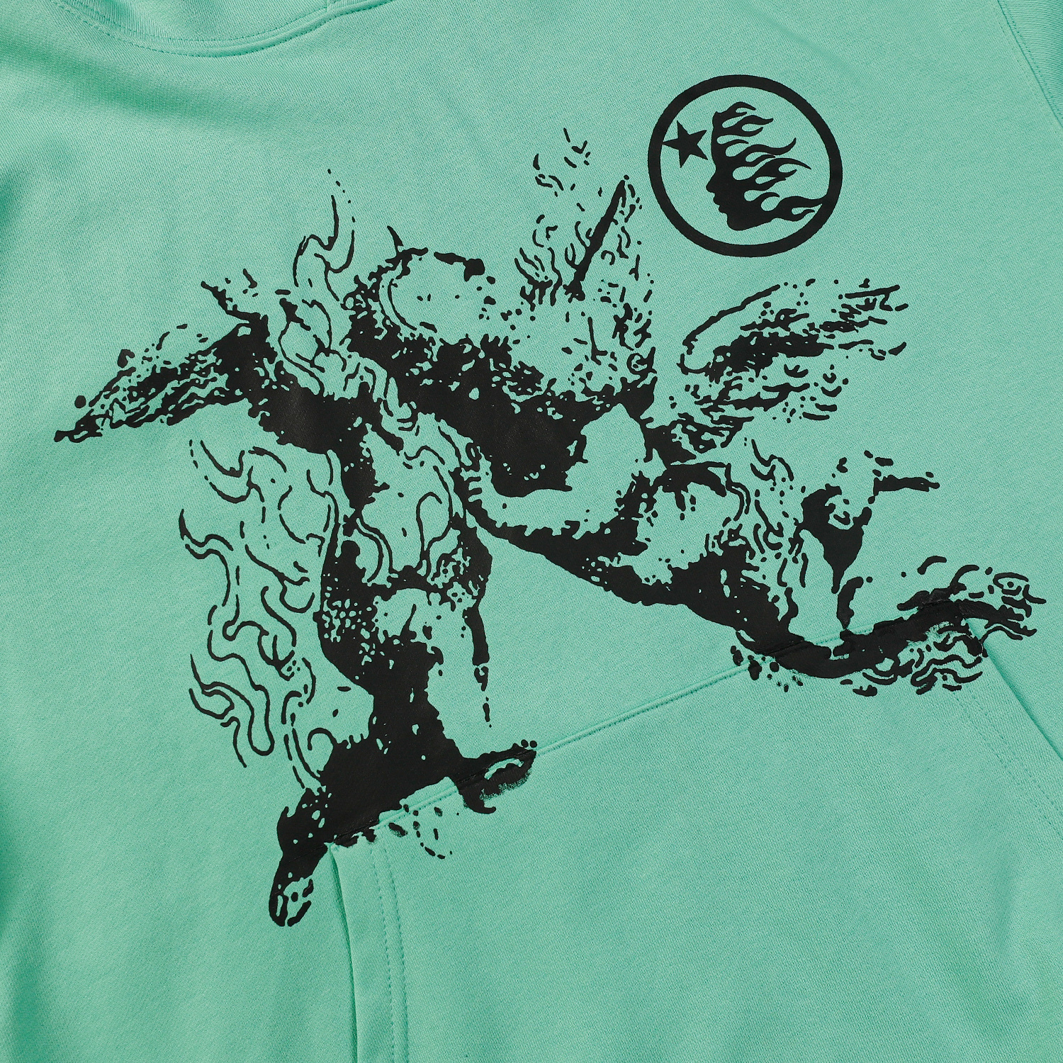 Hellstar Path To Paradise Hoodie #3098 Black/Green