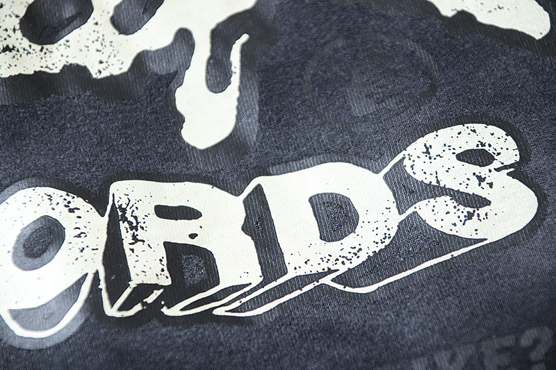 Hellstar Hell Red Flare star Retro washed distressed Print Hoodie #2030 Black/Red