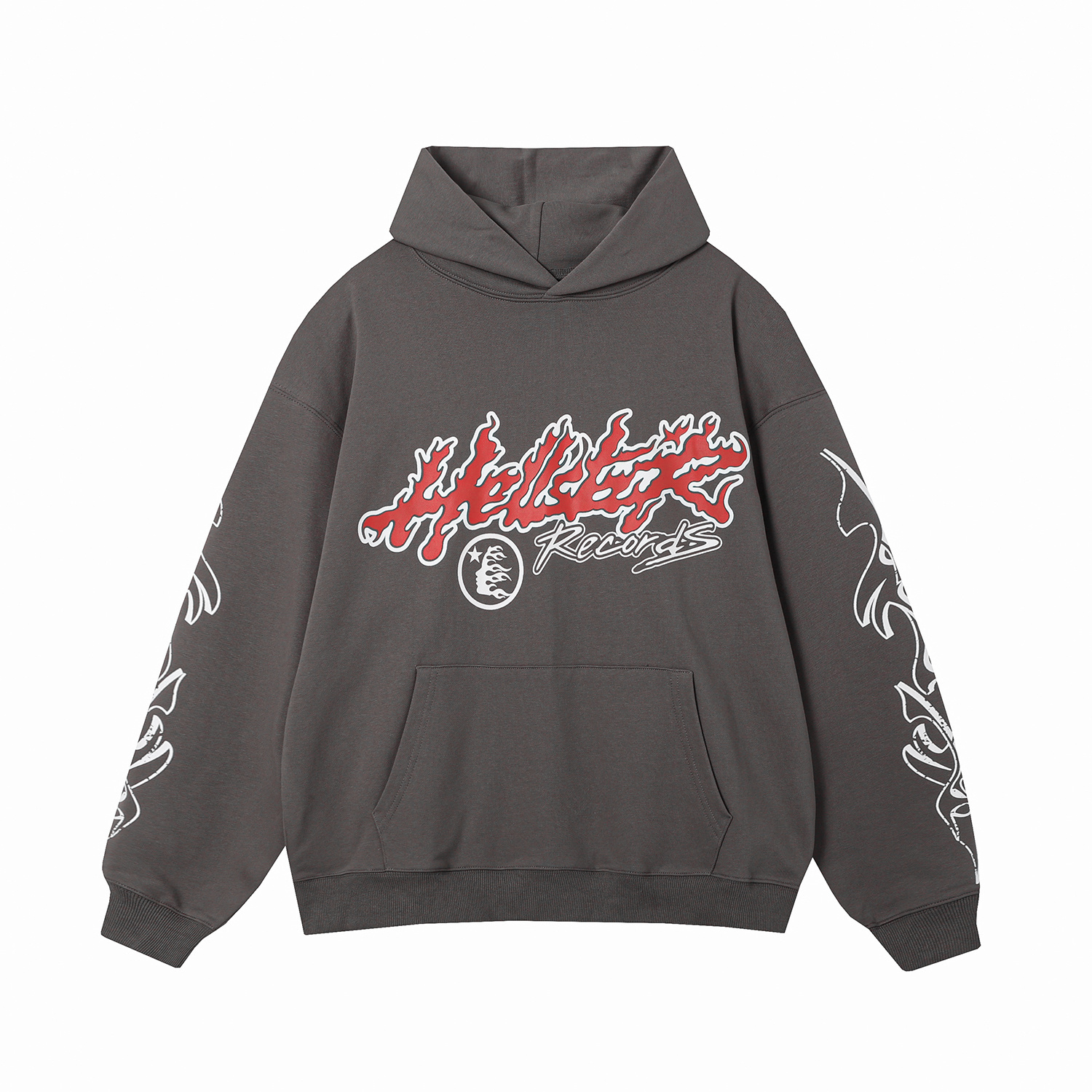 Hellstar Records Tour Hoodie #3071 Black/Brown