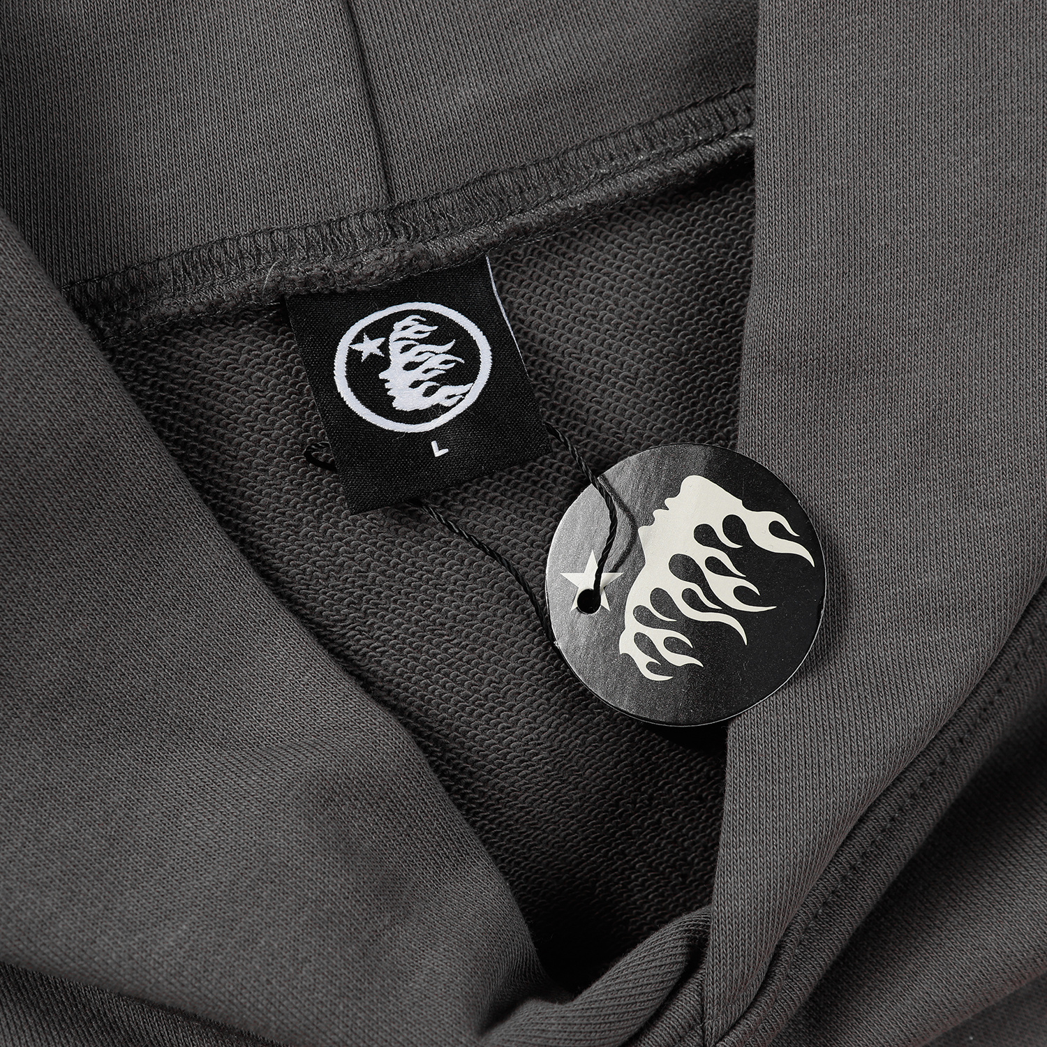 Hellstar Records Tour Hoodie #3071 Black/Brown