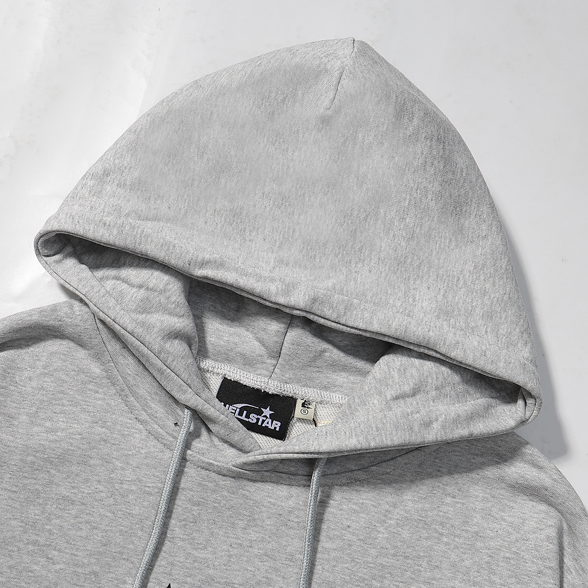 Hellstar Speed Hoodies #2230 Black White/Gray/Black Yellow