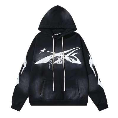 Hellstar Spiderweb Sport Black Hoodie #2039  01