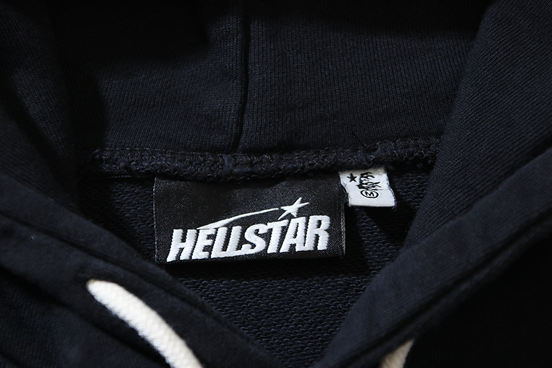 Hellstar Spiderweb Sport Black Hoodie #2039 