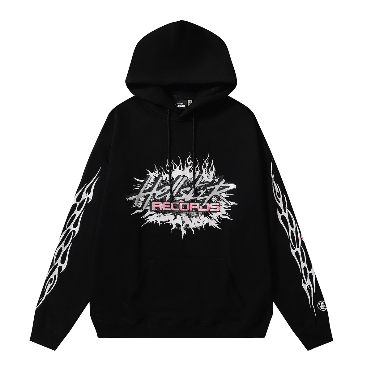 Hellstar Sports Future Flame Hoodie #2278 Black/White