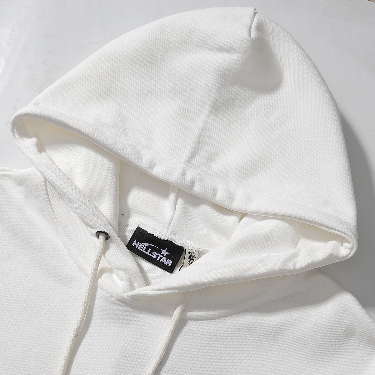 Hellstar Sports Future Flame Hoodie #2278 Black/White