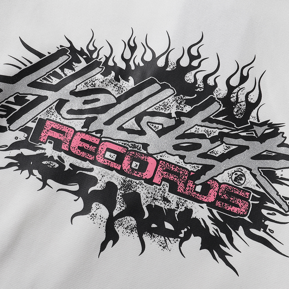 Hellstar Sports Future Flame Hoodie #2278 Black/White