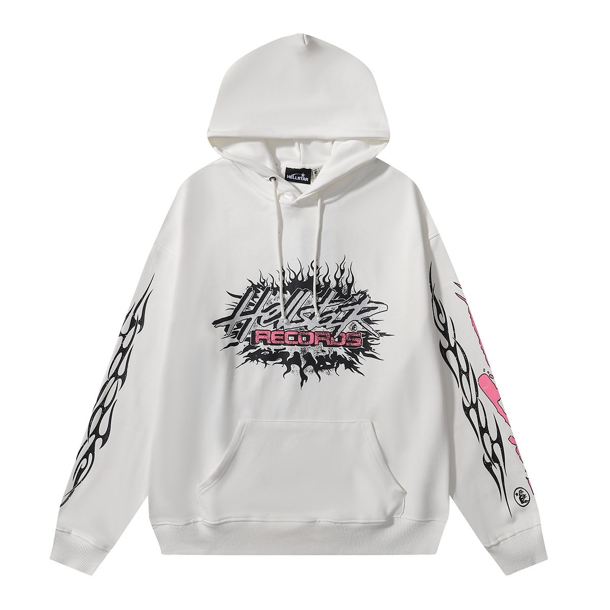 Hellstar Sports Future Flame Hoodie #2278 Black/White