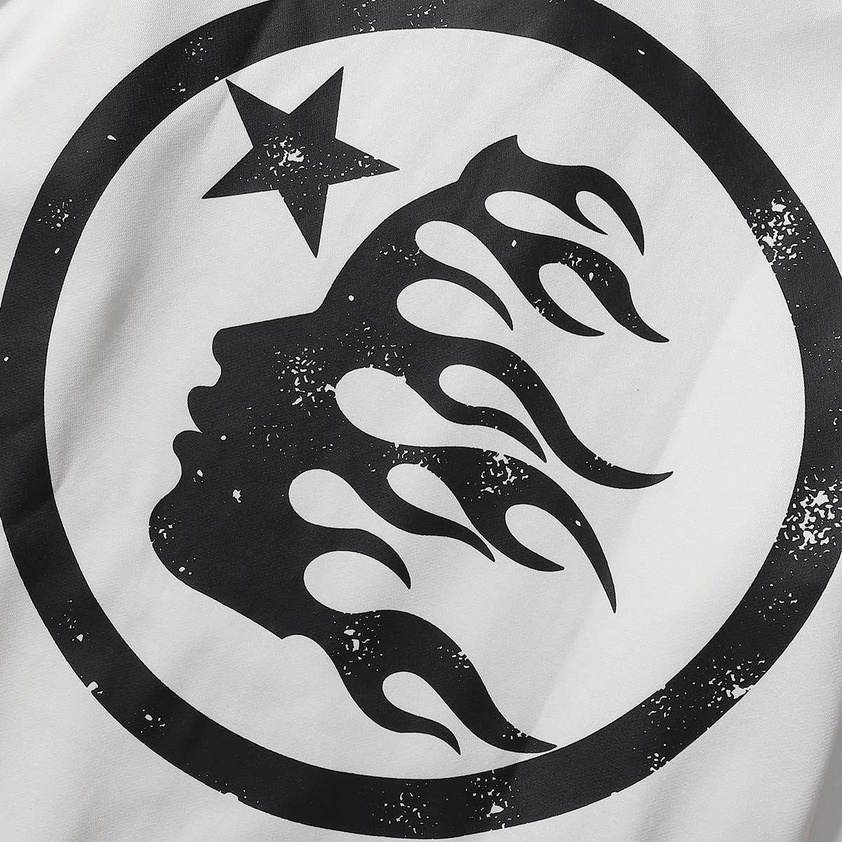 Hellstar Sports Future Flame Hoodie #2278 Black/White